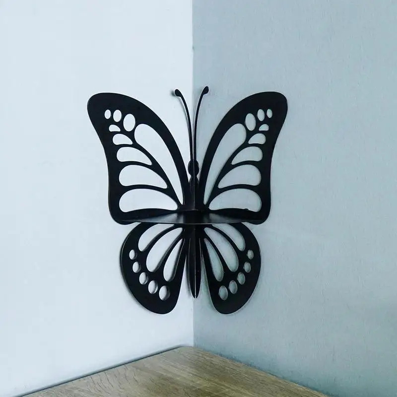Black Wrought Iron Butterfly Shaped Hollow Corner Display Storage Rack Shelf For Plant Toys Living Room Bedroom Decoration
Black Wrought Iron Butterfly Shaped Hollow Corner Display Storage Rack Shelf For Plant Toys Living Room Bedroom Decoration