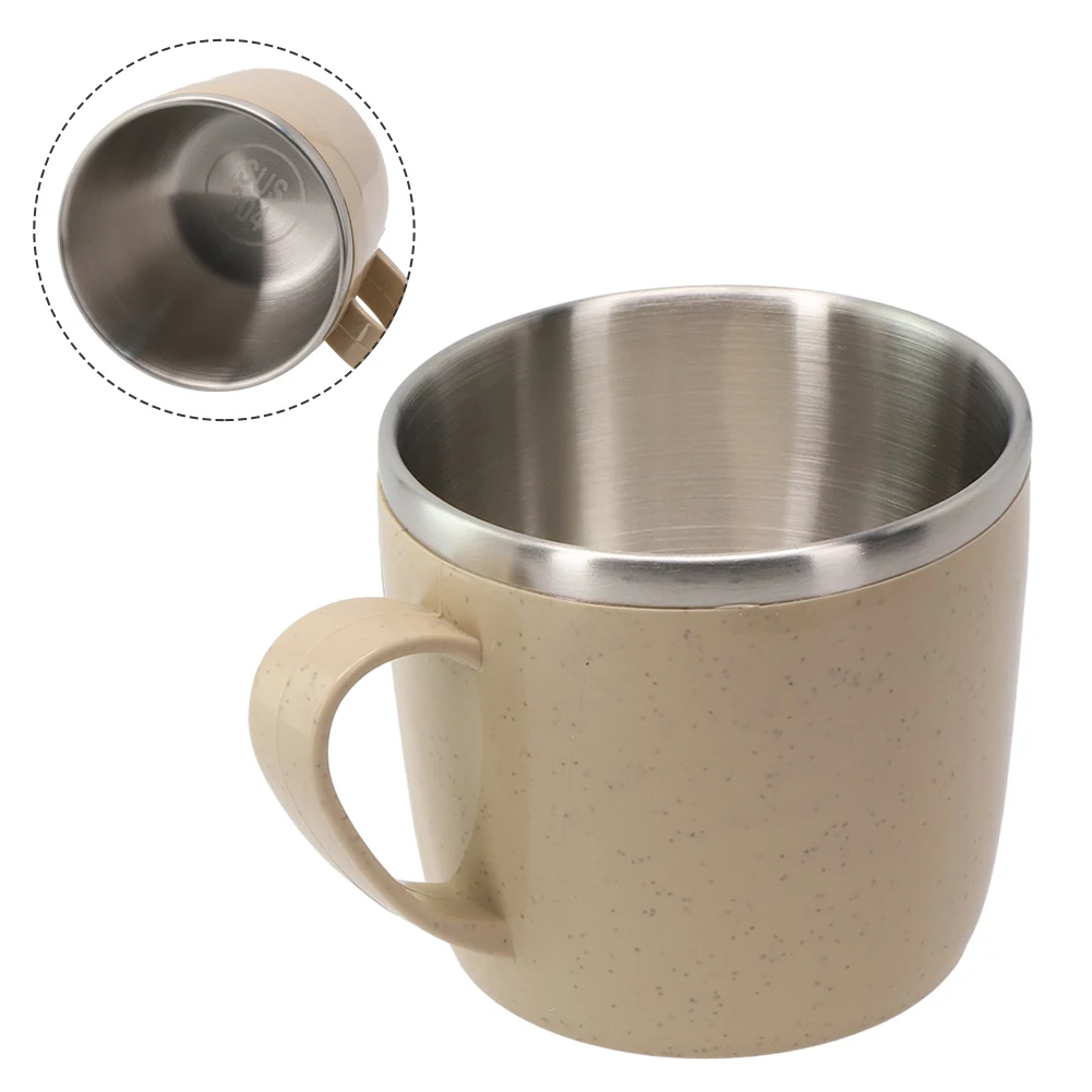 Brand New High Quality Durable Stainless Steel Cup Coffee Mugs Wheat Element With Handle Anti-scalding Insulated Cup
Brand New High Quality Durable Stainless Steel Cup Coffee Mugs Wheat Element With Handle Anti-scalding Insulated Cup