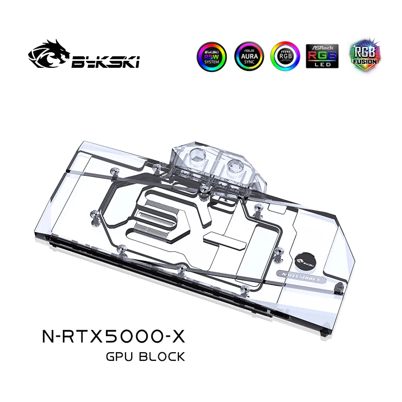 Bykski N-RTX5000-X, блок водяного охлаждения GPU для видеокарты Leadtek RTX5000/8000, охладитель VGA
Bykski N-RTX5000-X, блок водяного охлаждения GPU для видеокарты Leadtek RTX5000/8000, охладитель VGA