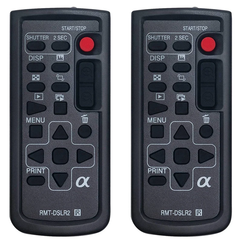 2X Remote Control Replacement RMT-DSLR2 For Sony NEX-6 NEX-7 NEX-5 NEX-5N Digital Camera Controller
2X Remote Control Replacement RMT-DSLR2 For Sony NEX-6 NEX-7 NEX-5 NEX-5N Digital Camera Controller