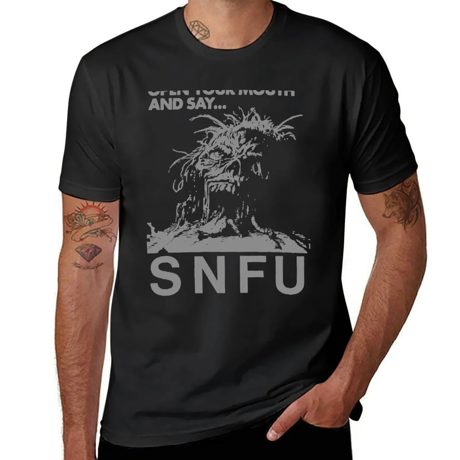 SNFU - Open Your Mouth And Say SNFU T-Shirt boys whites anime men graphic t shirts
SNFU - Open Your Mouth And Say SNFU T-Shirt boys whites anime men graphic t shirts