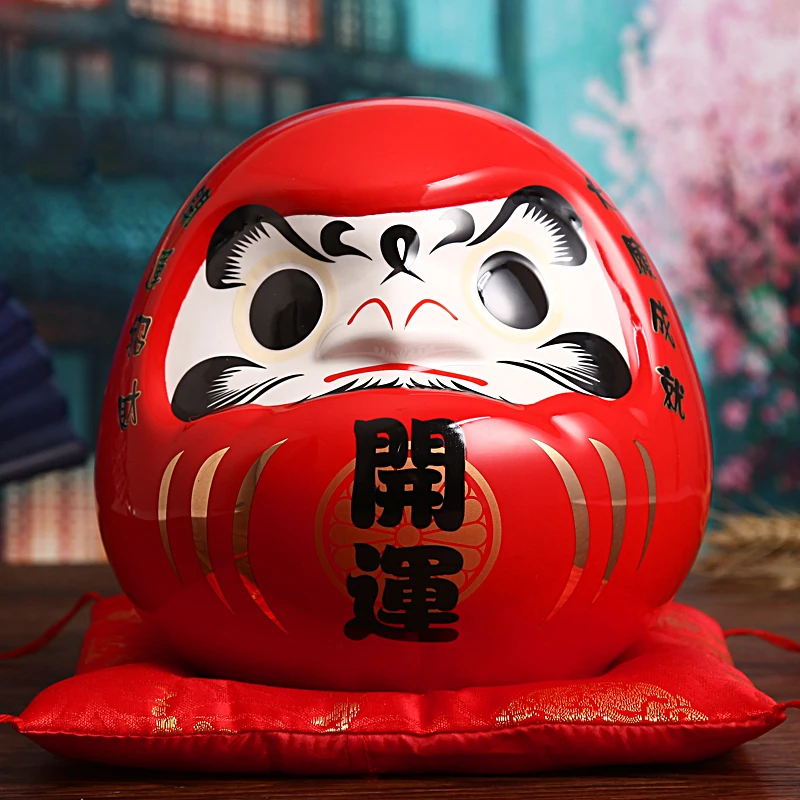 7.5 inch Japanese Ceramic Daruma Doll Lucky Charm Fengshui Zen Ornament Centerpiece Money Box Home Tabletop Decoration
7.5 inch Japanese Ceramic Daruma Doll Lucky Charm Fengshui Zen Ornament Centerpiece Money Box Home Tabletop Decoration