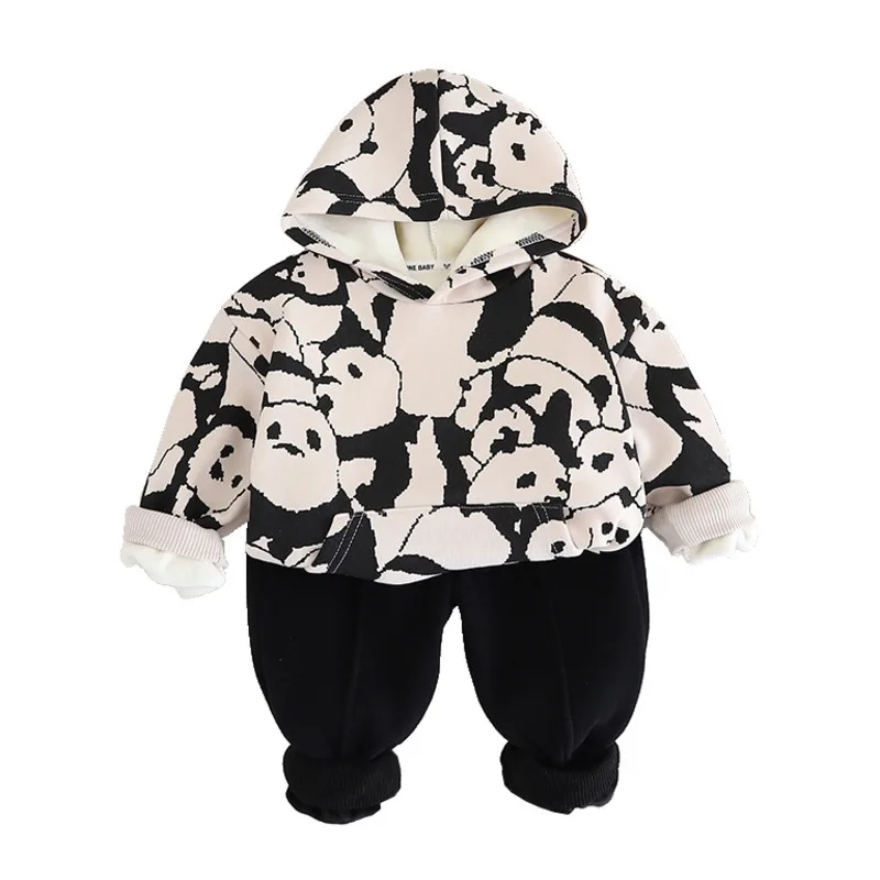 New Winter Fashion Baby Clothes Children Boys Girls Cartoon Thicken Hoodies Pants 2Pcs/Set Toddler Casual Costume Kids Tracksuit
New Winter Fashion Baby Clothes Children Boys Girls Cartoon Thicken Hoodies Pants 2Pcs/Set Toddler Casual Costume Kids Tracksuit