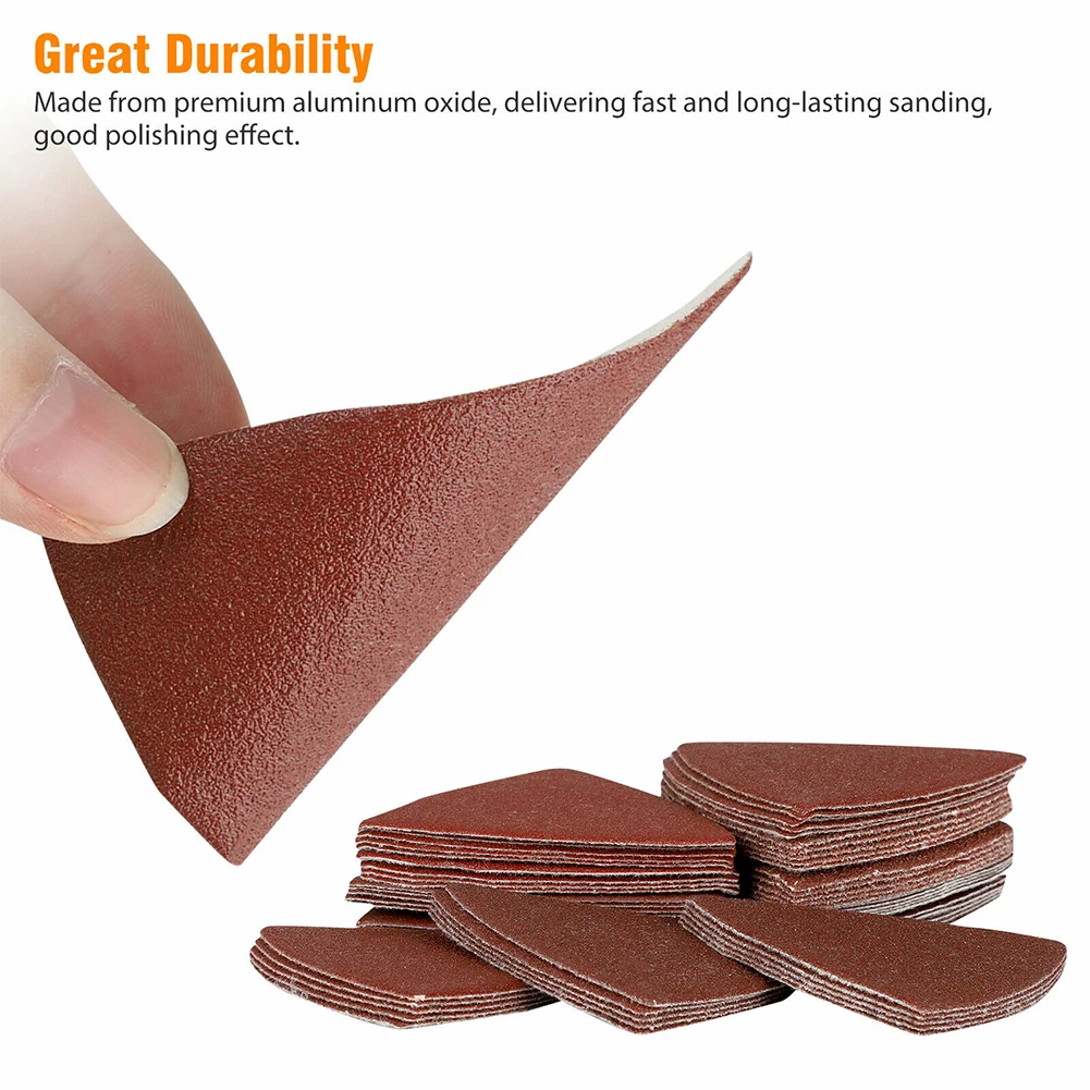 30pcs Hook&Loop Triangle Sandpaper Sanding Discs 80mm For 3.2in Oscillating Multi Tool 80 120 180 240 320 400 Grit Abrasive
30pcs Hook&Loop Triangle Sandpaper Sanding Discs 80mm For 3.2in Oscillating Multi Tool 80 120 180 240 320 400 Grit Abrasive