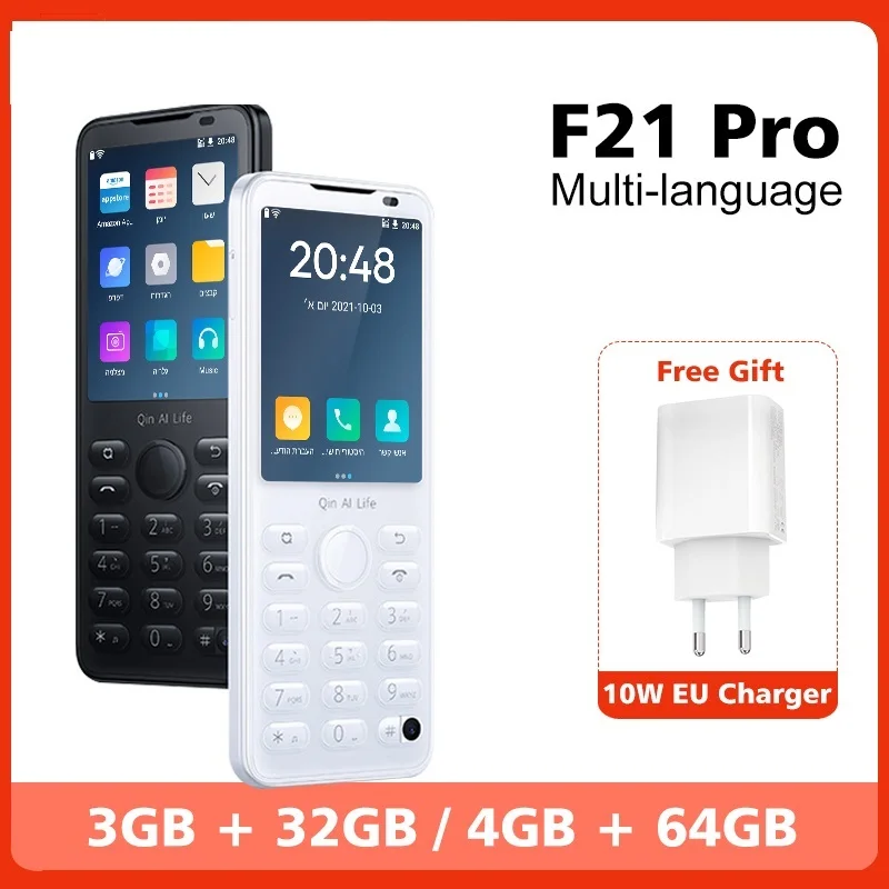 Top Global Version Qin F21 Pro 3GB 32/64GB Mobile Phone 2.8'' IPS Screen 480*640P 5MP Rear Camera Cellphone 2120mAh
Top Global Version Qin F21 Pro 3GB 32/64GB Mobile Phone 2.8'' IPS Screen 480*640P 5MP Rear Camera Cellphone 2120mAh