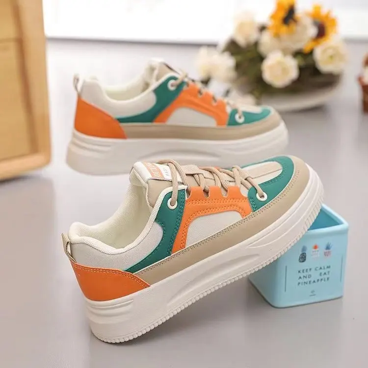 Women's Sneakers 2023 Summer New Comfortable Thick Soled Shoes Fashion Color-blocking Casual Lady Outdoor Walking Zapatos Mujer
Women's Sneakers 2023 Summer New Comfortable Thick Soled Shoes Fashion Color-blocking Casual Lady Outdoor Walking Zapatos Mujer