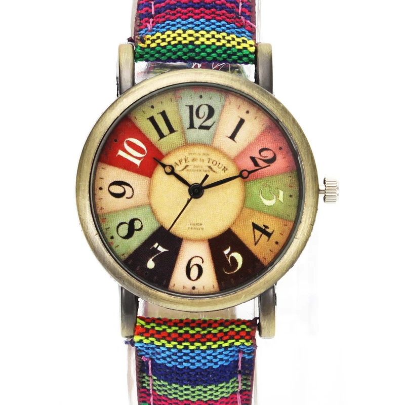 Color Strap Women's Watches Ethnic Style Quartz Wristwatches Casual Watches Gift Clock Reloj Para Mujer Relogios Feminino Часы
Color Strap Women's Watches Ethnic Style Quartz Wristwatches Casual Watches Gift Clock Reloj Para Mujer Relogios Feminino Часы