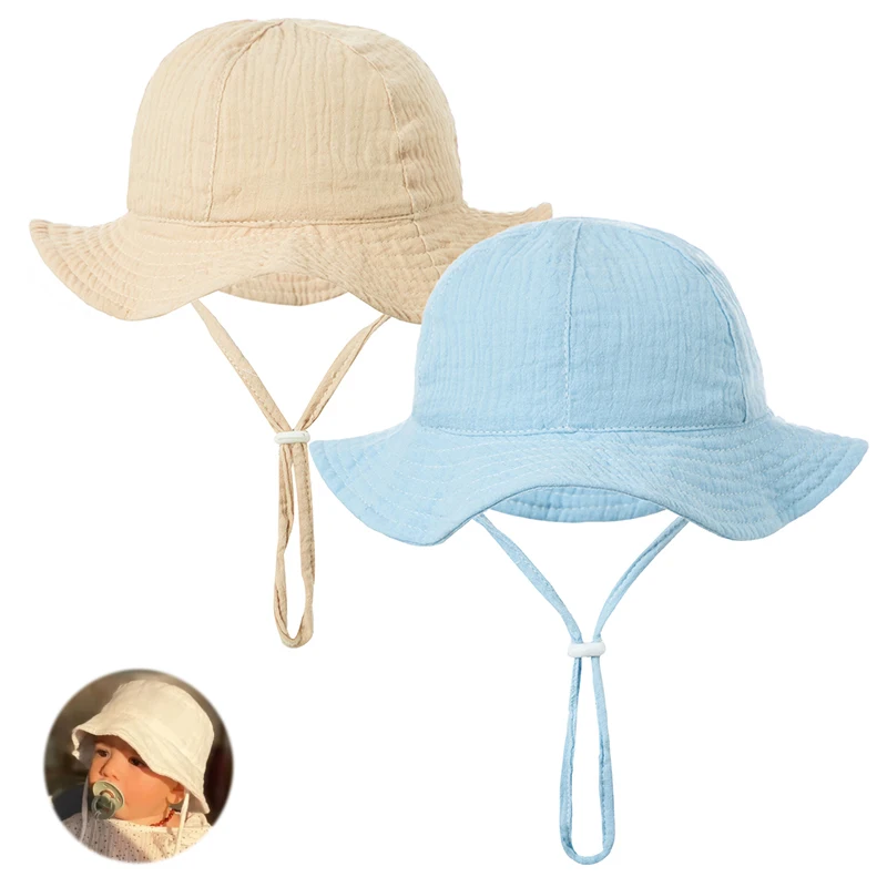 3-12M Baby Sun Hat Fashion Bucket Hat Anti-Wind Sun Protective Panama Hat for Girl Infant Boys Girl Cotton Sunmer Fisherman Hats
3-12M Baby Sun Hat Fashion Bucket Hat Anti-Wind Sun Protective Panama Hat for Girl Infant Boys Girl Cotton Sunmer Fisherman Hats