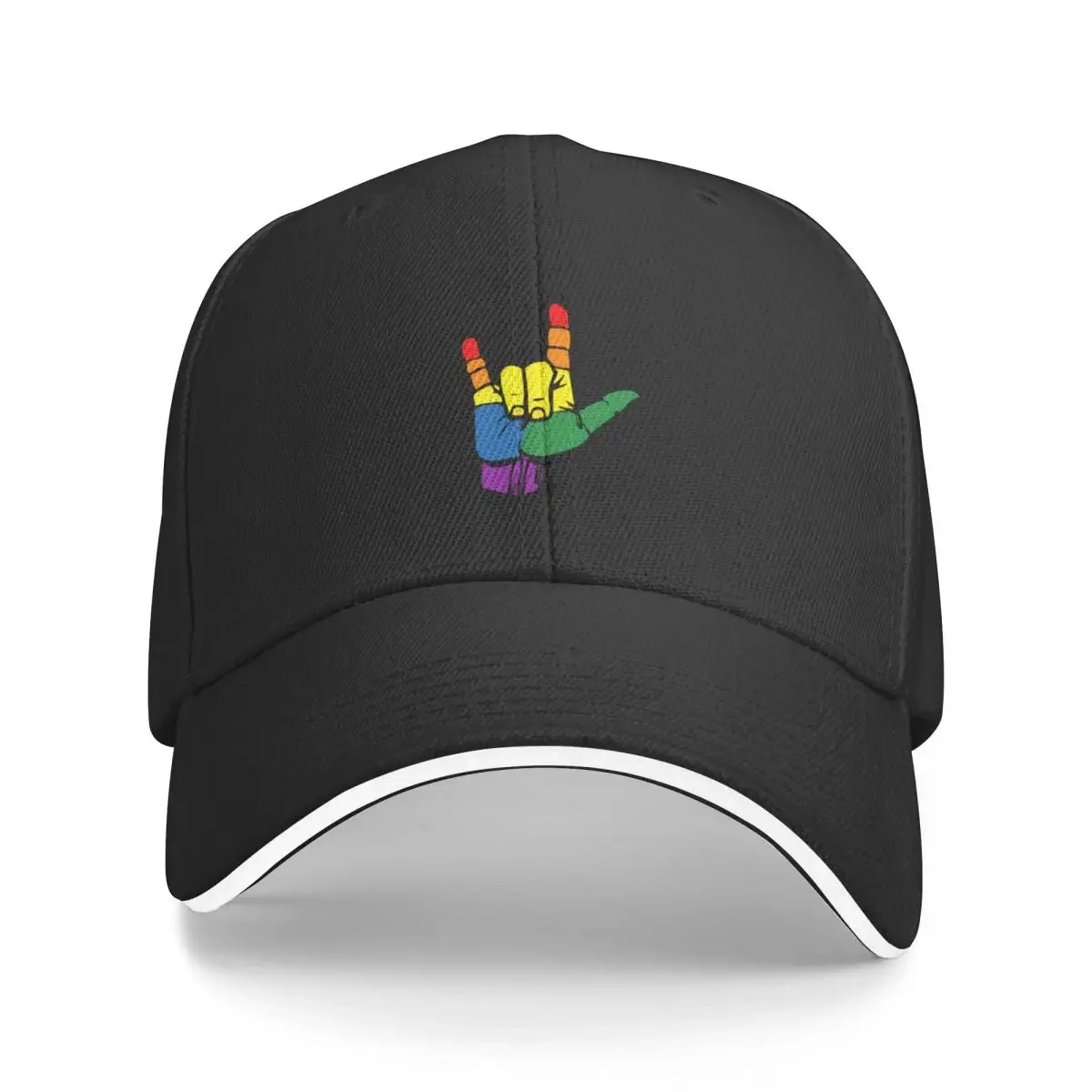 

Love Sign, I Love LGBT, Pride Flag, ASL Gift Baseball Cap Golf Wear Dropshipping foam party Hat fishing hat Men's Hats Women's