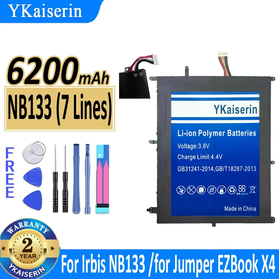 

YKaiserin Battery 0154200P HW-3487265 31152200P NV-2874180-2S For Irbis NB133 NB131 for Jumper EZBook X4 for BBEN N14W TH140A