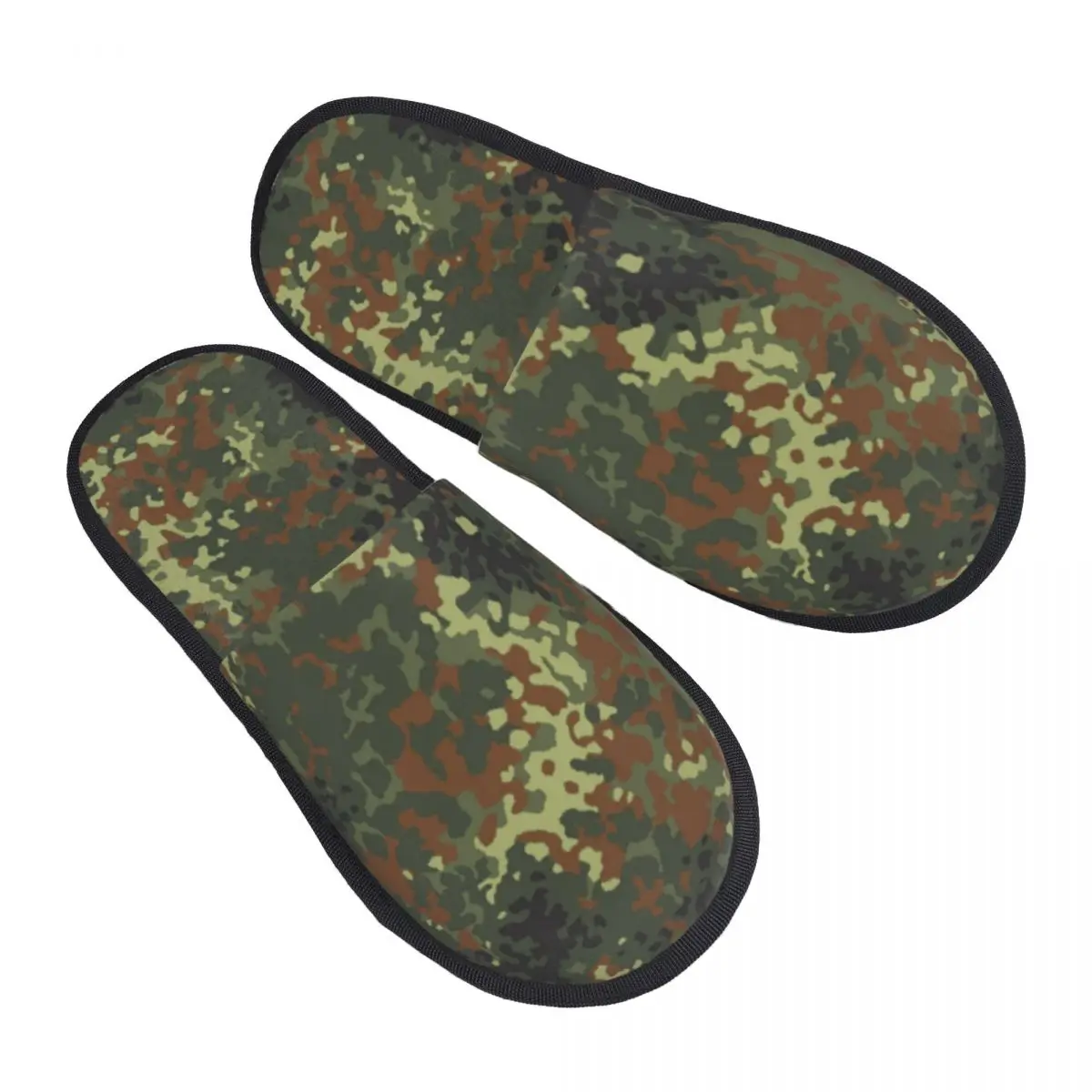 Custom Women Flecktarn Camo House Slippers Cozy Warm Military Army Camouflage Memory Foam Fluffy Slipper Indoor Outdoor Shoes
Custom Women Flecktarn Camo House Slippers Cozy Warm Military Army Camouflage Memory Foam Fluffy Slipper Indoor Outdoor Shoes