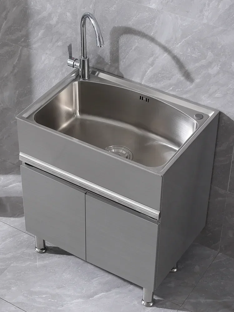 Stainless Steel Wash Wardrobe Balcony Household Laundry Tub Single Cabinet Wash Basin Floor Type Bathroom Cabinet Combination
Stainless Steel Wash Wardrobe Balcony Household Laundry Tub Single Cabinet Wash Basin Floor Type Bathroom Cabinet Combination