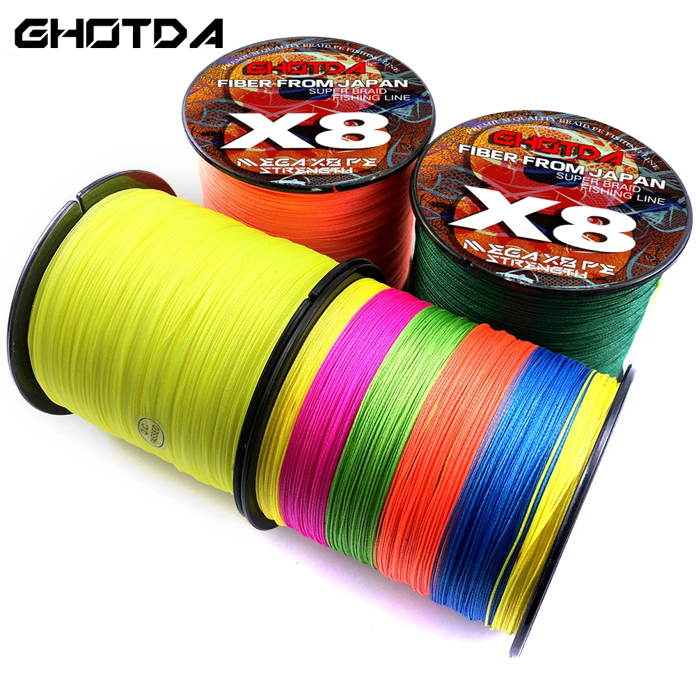 300M PE Fishing Line X8 Maximum Resistance 8.2kg-35.8kg Braided Smooth Raw Silk 18 22 31 39 43 52 61 78LB Saltwater Fishing Gear
300M PE Fishing Line X8 Maximum Resistance 8.2kg-35.8kg Braided Smooth Raw Silk 18 22 31 39 43 52 61 78LB Saltwater Fishing Gear