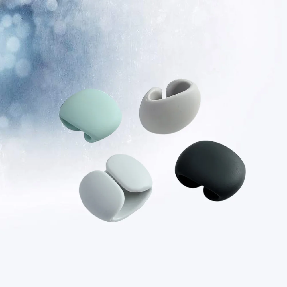 4Pcs Silicone Magnet Cable Winder Earphone Cord Holder Organizer Cable Wire Holder
4Pcs Silicone Magnet Cable Winder Earphone Cord Holder Organizer Cable Wire Holder