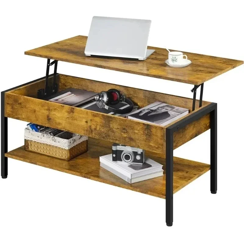 Alden Design Wood Lift Top Coffee Table with Hidden Compartment for Home, Rustic Brown
Alden Design Wood Lift Top Coffee Table with Hidden Compartment for Home, Rustic Brown