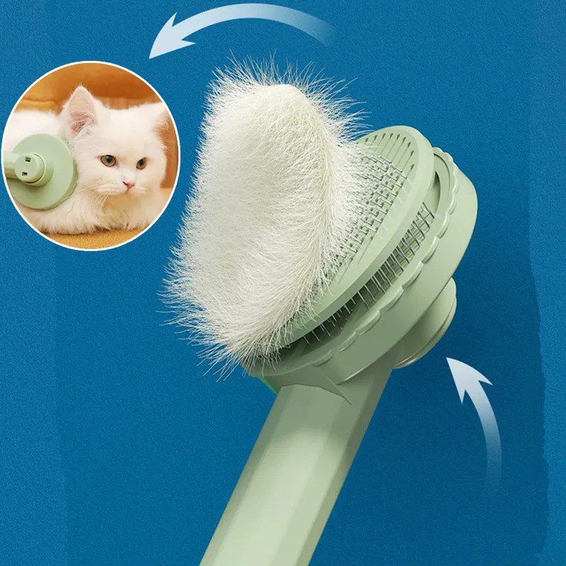 Dog Combs One-button Pet Hair Remover Massage Cats Comb Stainless Steel Dog Brush Pet Grooming Brush Cleaning Tools Pet Products
Dog Combs One-button Pet Hair Remover Massage Cats Comb Stainless Steel Dog Brush Pet Grooming Brush Cleaning Tools Pet Products
