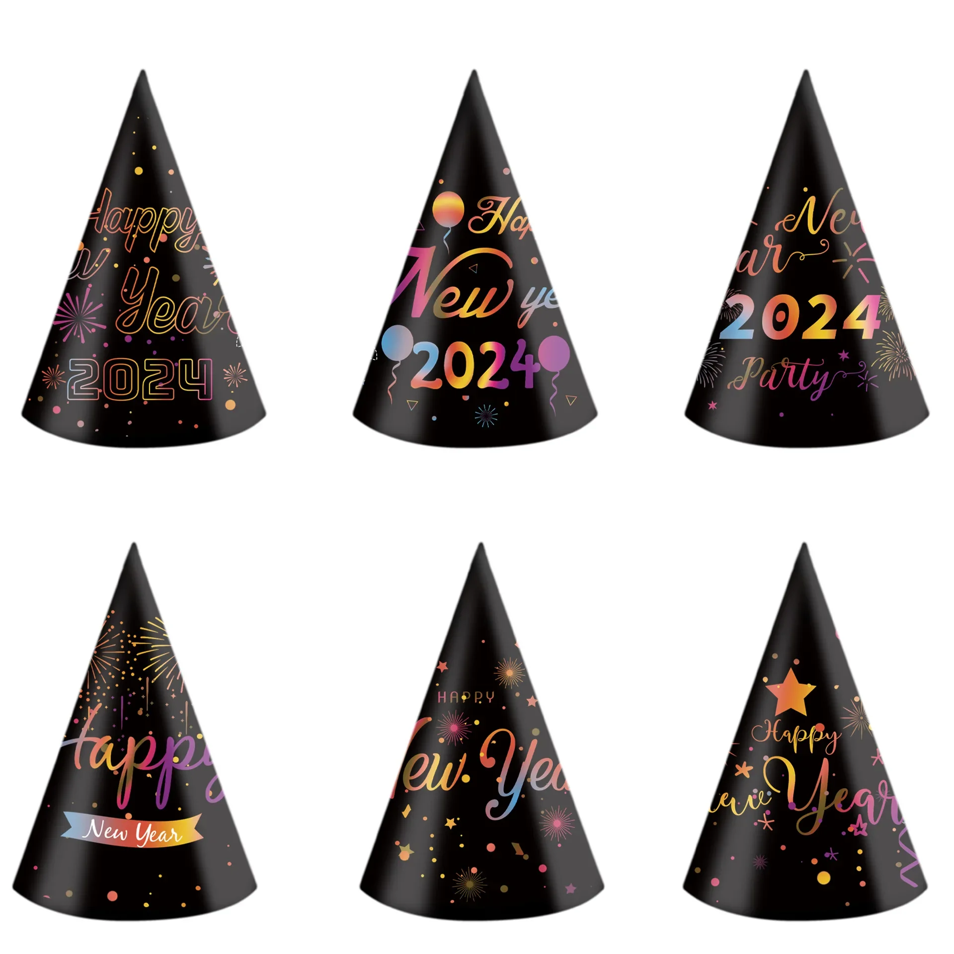 Colorful 2024 New Year Paper Hat Happy New Year Paper Triangle Hat Photo Props Cheer 2024 New Year's Eve Party Supplies
Colorful 2024 New Year Paper Hat Happy New Year Paper Triangle Hat Photo Props Cheer 2024 New Year's Eve Party Supplies