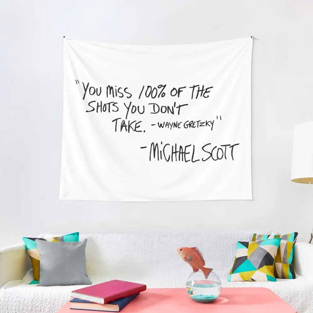 You Miss 100% of the Shots You Don't Take (Variant) Tapestry Decorative Wall Aesthetic Room Decor Tapestry
You Miss 100% of the Shots You Don't Take (Variant) Tapestry Decorative Wall Aesthetic Room Decor Tapestry