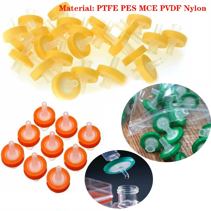 5/10/25pcs PTFE PES MCE PVDF Nylon Industrial Syringe Filters 13-33mm 0.22-0.45m Chemistry Labware Random Color Filter Mask
5/10/25pcs PTFE PES MCE PVDF Nylon Industrial Syringe Filters 13-33mm 0.22-0.45m Chemistry Labware Random Color Filter Mask