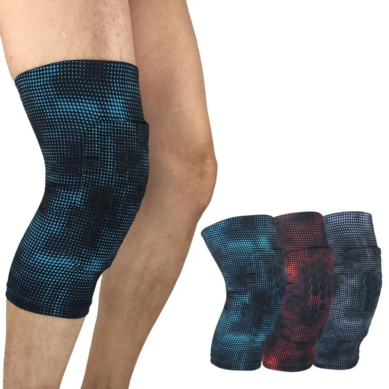 1pcs Knee Protector Brace Silicone Spring Knee Pad Basketball Running Compression Knee Sleeve Elastic Support Sports Kneepads
1pcs Knee Protector Brace Silicone Spring Knee Pad Basketball Running Compression Knee Sleeve Elastic Support Sports Kneepads