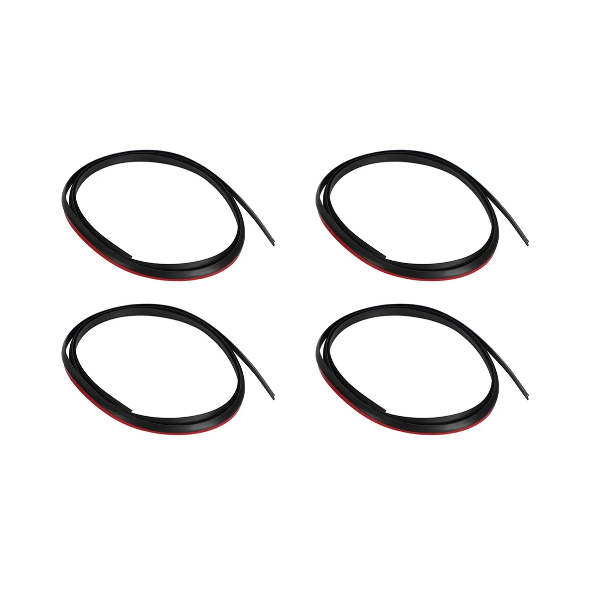 

4Pcs Car Wheel Eyebrow Rubber Seal Kit 538516002001 / 53851-60020-01 for Toyota Landcruiser 80 Series FJ80