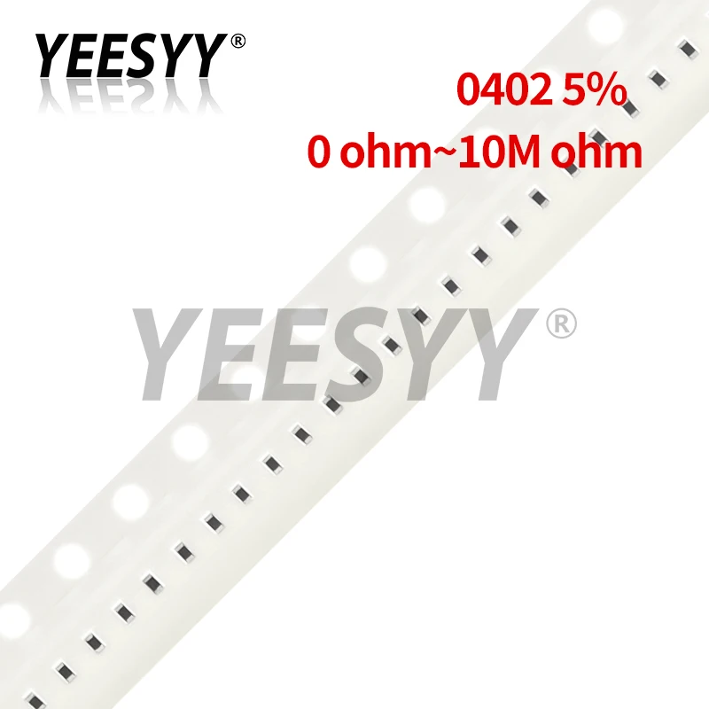100 шт. 0402 SMD резистор 0R ~ 10M 1/16W 0 1 10 5% 100 150 Ом 1K 220 K 10K 330 K 1R 22R 10R 100R 150R 220R 330R 1M 2,2 K 
100 шт. 0402 SMD резистор 0R ~ 10M 1/16W 0 1 10 5% 100 150 Ом 1K 220 K 10K 330 K 1R 22R 10R 100R 150R 220R 330R 1M 2,2 K