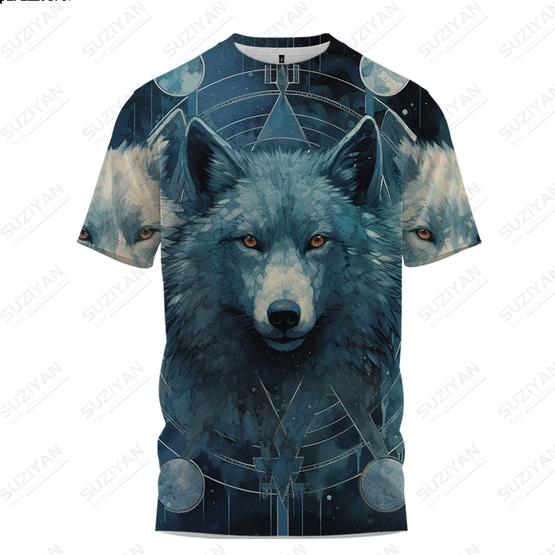 Summer Outdoor Sports T -shirt Men Daily Short -sleeved T -shirt Loose Casual T -shirt Tops Wolf 3D Printed T -shirt Clothes
Summer Outdoor Sports T -shirt Men Daily Short -sleeved T -shirt Loose Casual T -shirt Tops Wolf 3D Printed T -shirt Clothes