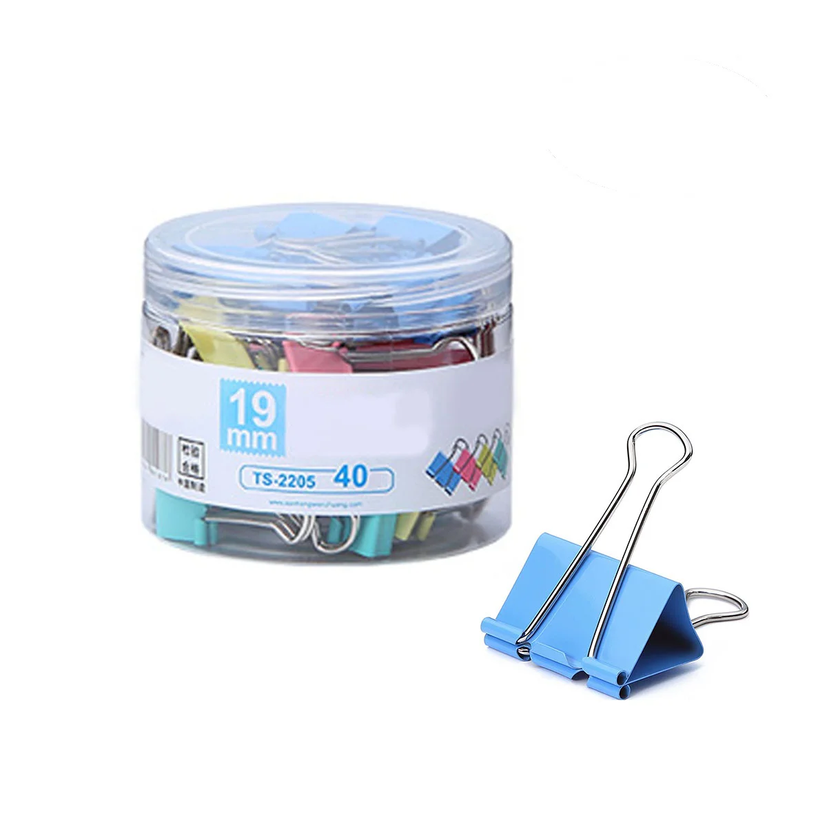 40Pcs Colored Binder Clips Paper Clamp Clips for Office, Home, Schools, Kitchen Home Usage 19mm (Assorted Colors)
40Pcs Colored Binder Clips Paper Clamp Clips for Office, Home, Schools, Kitchen Home Usage 19mm (Assorted Colors)