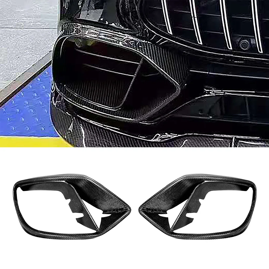 Carbon Fiber Front Bumper Air Vent Outlet for Mercedes-Benz GT50 GT53 AMG 2019 2020 Fog Lamp Mesh Cover Carbon Trim
Carbon Fiber Front Bumper Air Vent Outlet for Mercedes-Benz GT50 GT53 AMG 2019 2020 Fog Lamp Mesh Cover Carbon Trim
