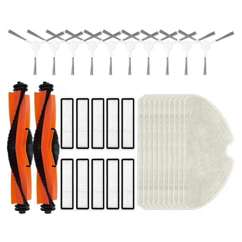 For Dreame F9 Pro Robot Vacuum Cleaner Main Side Brush Hepa Filters Mop Pads Accessories Kit
For Dreame F9 Pro Robot Vacuum Cleaner Main Side Brush Hepa Filters Mop Pads Accessories Kit