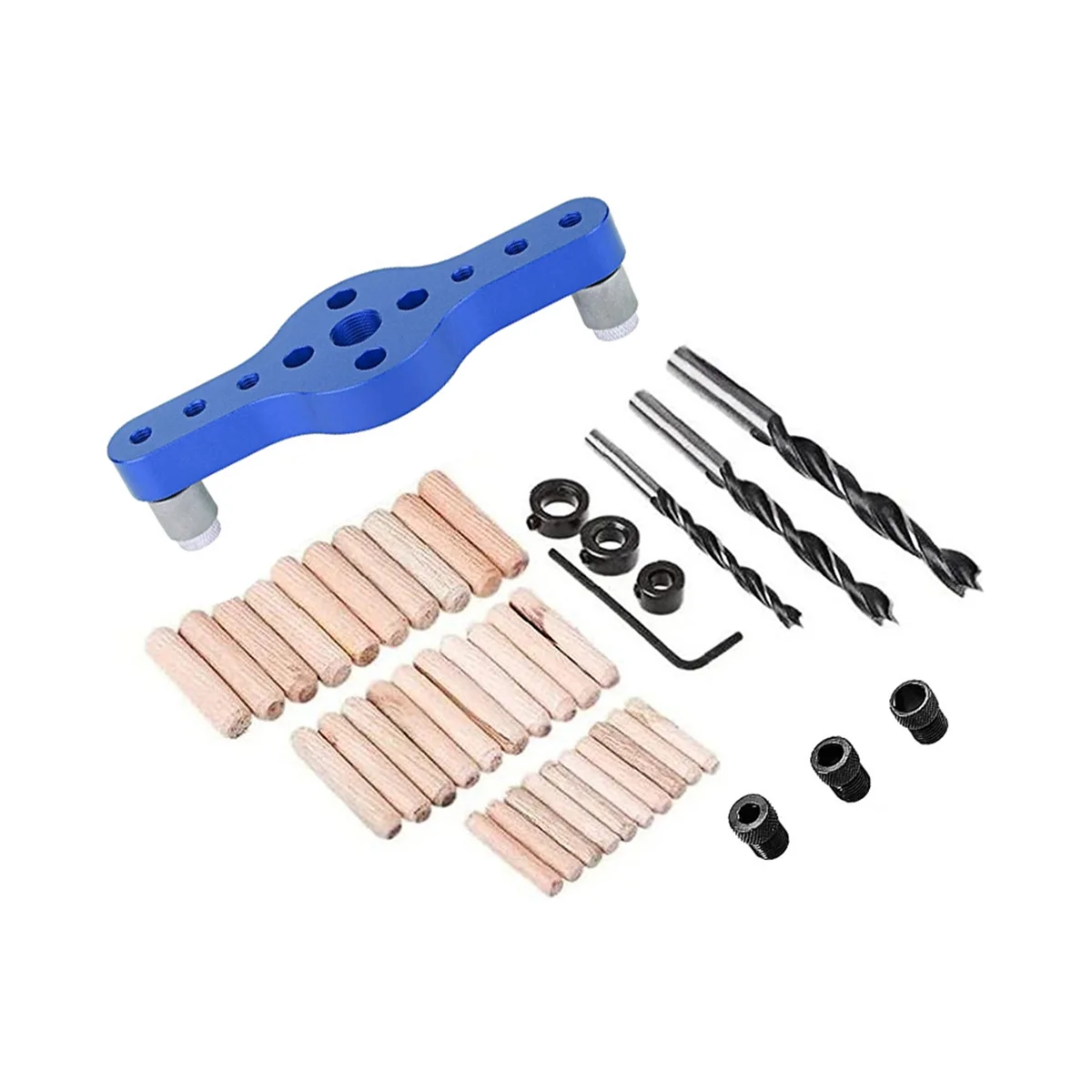Alloy Vertical Pocket Hole Jig Woodworking Drilling Locator Wood Dowelling Self Centering Drill Guide Kit Hole Puncher
Alloy Vertical Pocket Hole Jig Woodworking Drilling Locator Wood Dowelling Self Centering Drill Guide Kit Hole Puncher