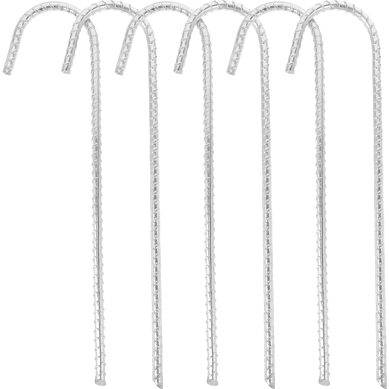 6 Pcs Metal Tent Stakes Ground Fixing for Camping Sand Accessory Wear-resistant Beach Thicken Pegs
6 Pcs Metal Tent Stakes Ground Fixing for Camping Sand Accessory Wear-resistant Beach Thicken Pegs