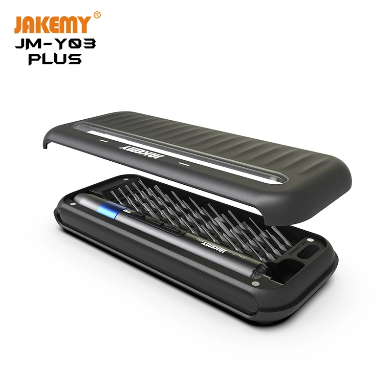 Original JAKEMY JM-Y03 Plus Portable Magnetic Cordless Electric Screwdriver Set for Phone Camera Laptop Home DIY Power Tools
Original JAKEMY JM-Y03 Plus Portable Magnetic Cordless Electric Screwdriver Set for Phone Camera Laptop Home DIY Power Tools