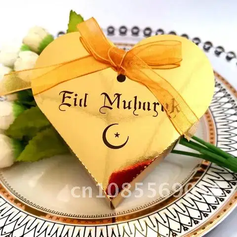 10pcs Heart Shape Candy Chocolate Boxes Eid Mubarak Ramadan Kareem Decor Paper Gift Packaging Box Islamic Muslim Party Supplies
10pcs Heart Shape Candy Chocolate Boxes Eid Mubarak Ramadan Kareem Decor Paper Gift Packaging Box Islamic Muslim Party Supplies