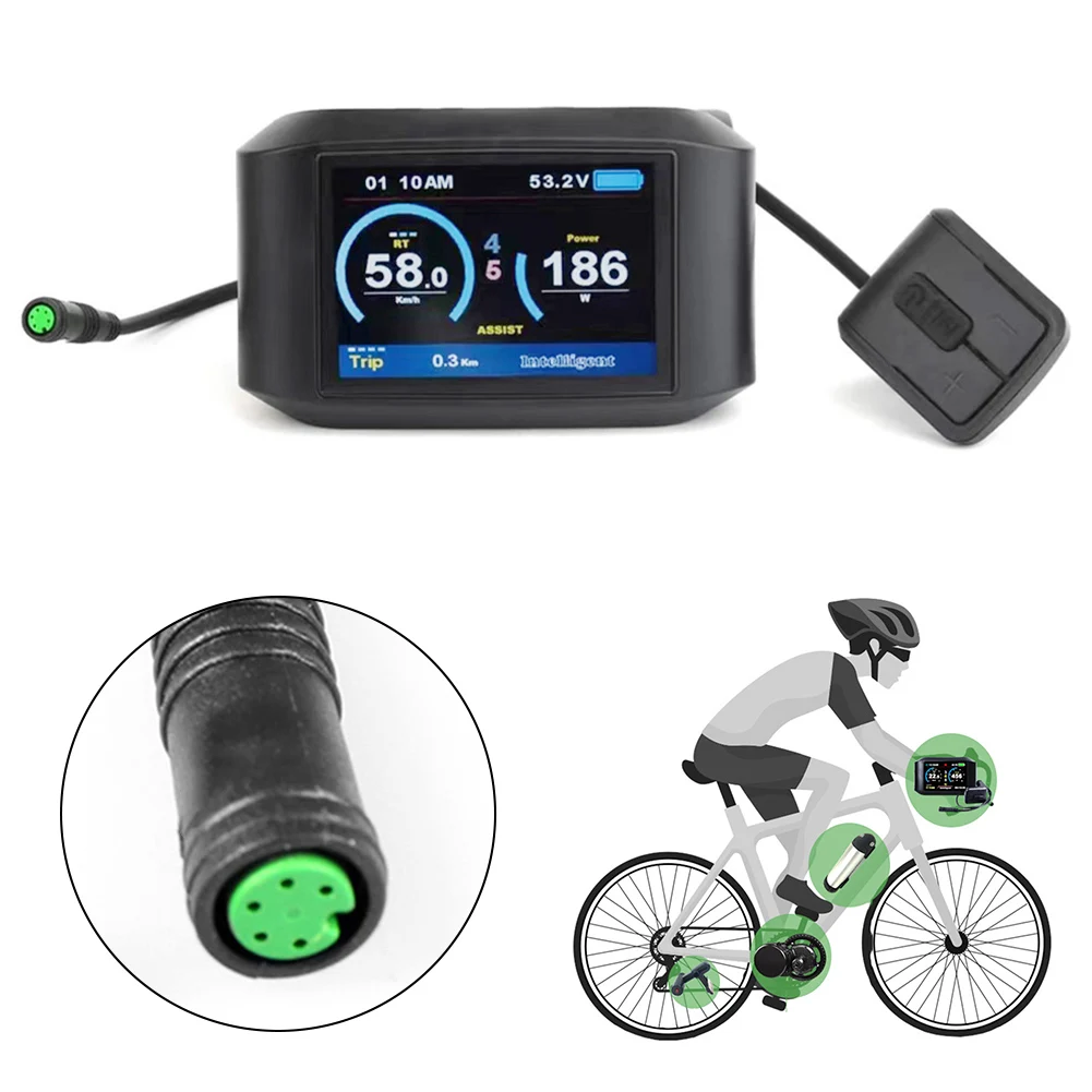 Colorful 750C Display For EBIKE- For 8FUN- BBS01 BBS02 Electric Bicycle Displayuart IP65 Waterproof DC 24V/36V/48V/52V
Colorful 750C Display For EBIKE- For 8FUN- BBS01 BBS02 Electric Bicycle Displayuart IP65 Waterproof DC 24V/36V/48V/52V