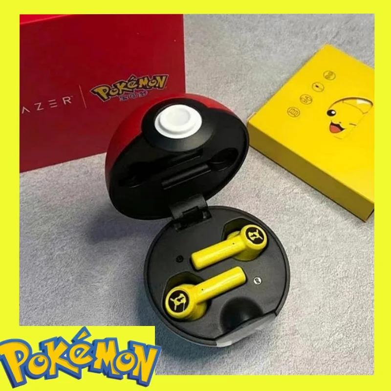 Pikachu Pokemon Razer Earphones Wireless Bluetooth 5.0 Sport Noise Reduction Headphones Touch Control Microphone Universal
Pikachu Pokemon Razer Earphones Wireless Bluetooth 5.0 Sport Noise Reduction Headphones Touch Control Microphone Universal