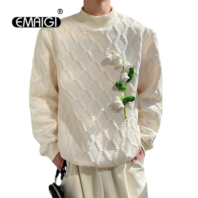 Men Autumn Winter Thicken 3D Fabric Knitted Flower Pullover Sweatshirt Male Women Streetwear Fashion Loose Hoodie Sweatshirt
Men Autumn Winter Thicken 3D Fabric Knitted Flower Pullover Sweatshirt Male Women Streetwear Fashion Loose Hoodie Sweatshirt