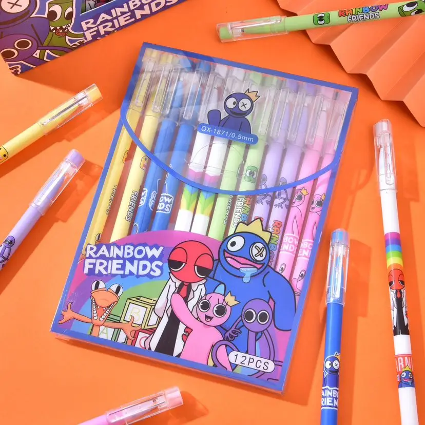 Rainbow Friends Game Gel Pen Kawaii Student Write Draw Kawaii Stationery Anime Cartoon Figure Study Supplies Girl Birthday Gift
Rainbow Friends Game Gel Pen Kawaii Student Write Draw Kawaii Stationery Anime Cartoon Figure Study Supplies Girl Birthday Gift