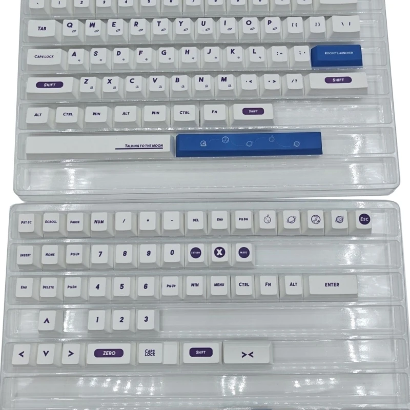 Astronaut Keycaps Thick PBT Sublimations for 126Keys Mechanical Keyboards White Keycap Set
Astronaut Keycaps Thick PBT Sublimations for 126Keys Mechanical Keyboards White Keycap Set