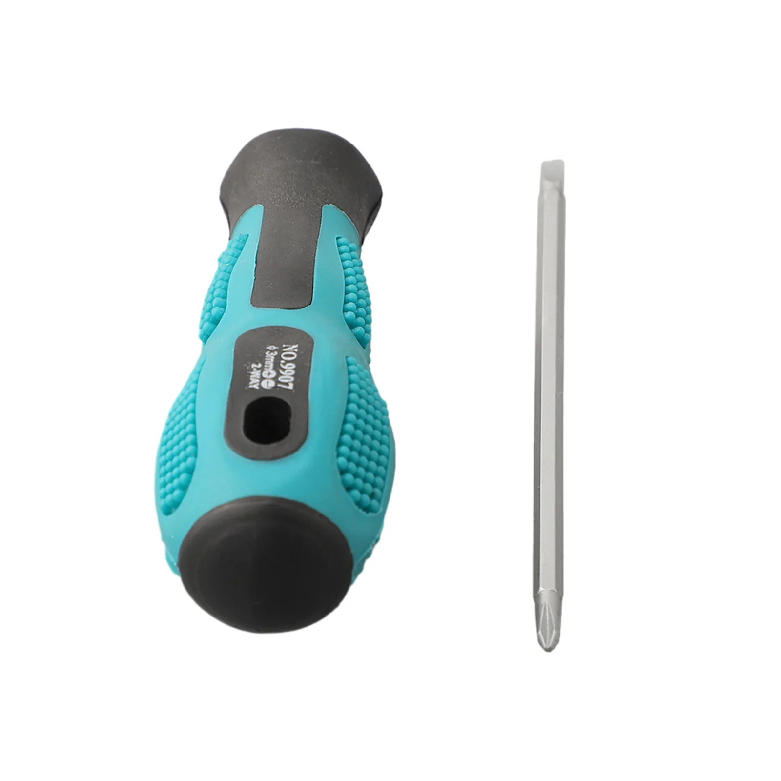 Compact Dualuse Screwdriver, 2 In 1 Slotted Cross Bolt Driver with Nonslip Handle, 3mm Heads Green+Silver Tone
Compact Dualuse Screwdriver, 2 In 1 Slotted Cross Bolt Driver with Nonslip Handle, 3mm Heads Green+Silver Tone