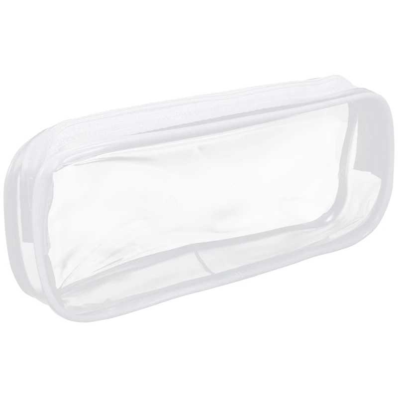 4 Pieces Clear PVC Zipper Pen Pencil Case, Big Capacity Pencil Bag Makeup Pouch With Zipper For School Office Stationery(White)
4 Pieces Clear PVC Zipper Pen Pencil Case, Big Capacity Pencil Bag Makeup Pouch With Zipper For School Office Stationery(White)