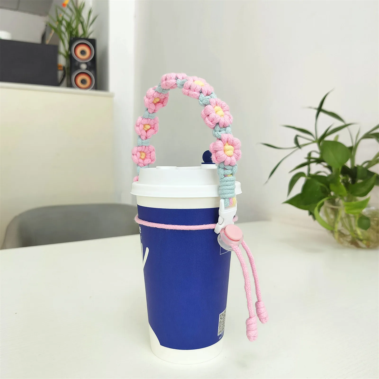 Handmade Woven Coffee Cup Carrier Strap 4 S5e36f282c2694a8aa054a1effc740c32k