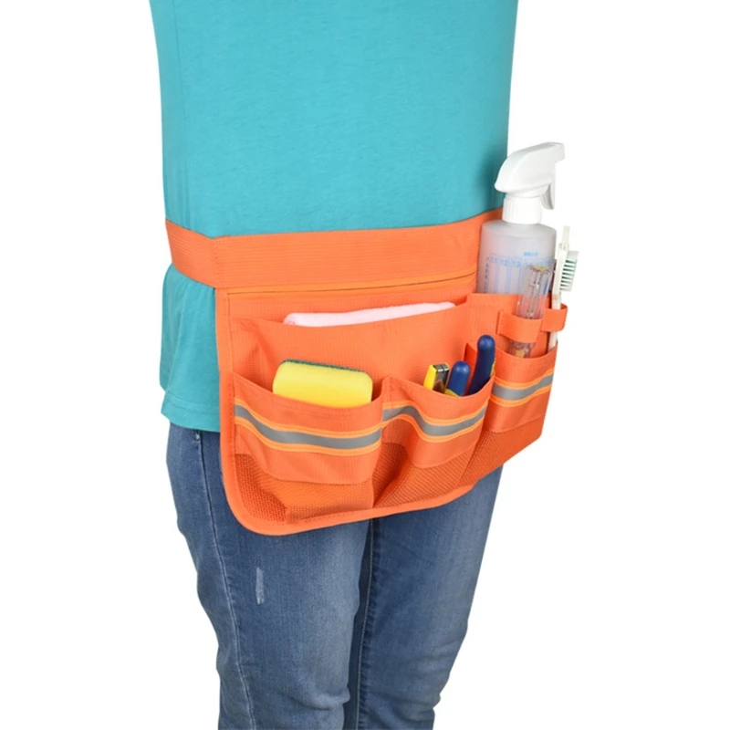 Hotel Restaurant Cleaner Waiter Waist Belt Tool Bag with Pockets KTV Dining Cleaning Tool Storage Bag
Hotel Restaurant Cleaner Waiter Waist Belt Tool Bag with Pockets KTV Dining Cleaning Tool Storage Bag