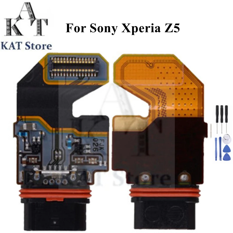 KAT For Sony Xperia Z5 E6653 E6603 E6633 Dock Connector USB Charger Charging Port Flex Cable Smartphone Replacement
KAT For Sony Xperia Z5 E6653 E6603 E6633 Dock Connector USB Charger Charging Port Flex Cable Smartphone Replacement