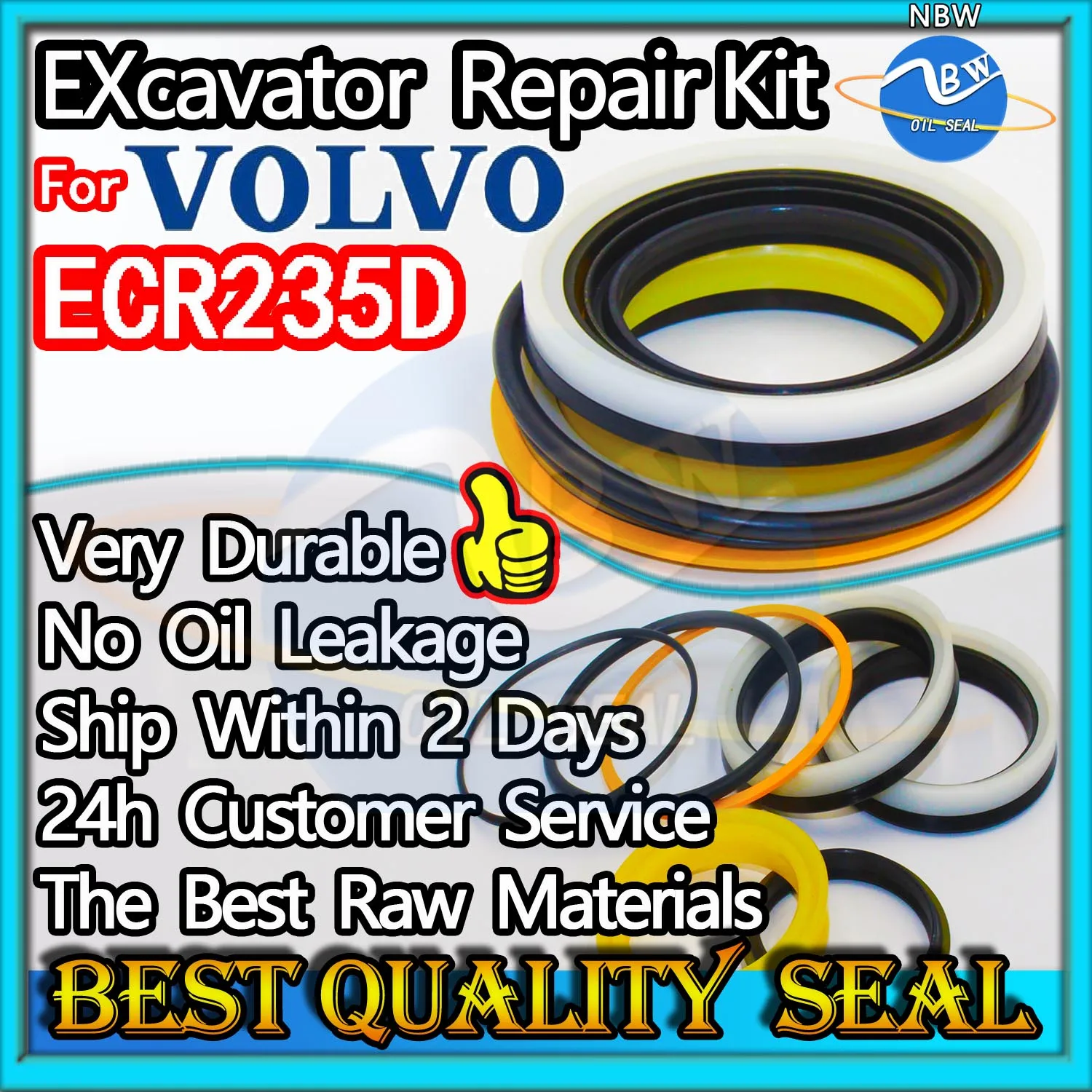 For VOLVO ECR235D High Quality Oil Seal Kit Excavator Repair ARM Bucket Hydraulic Pump Digger Clamshell Shovel Adjust Swing Gear
For VOLVO ECR235D High Quality Oil Seal Kit Excavator Repair ARM Bucket Hydraulic Pump Digger Clamshell Shovel Adjust Swing Gear