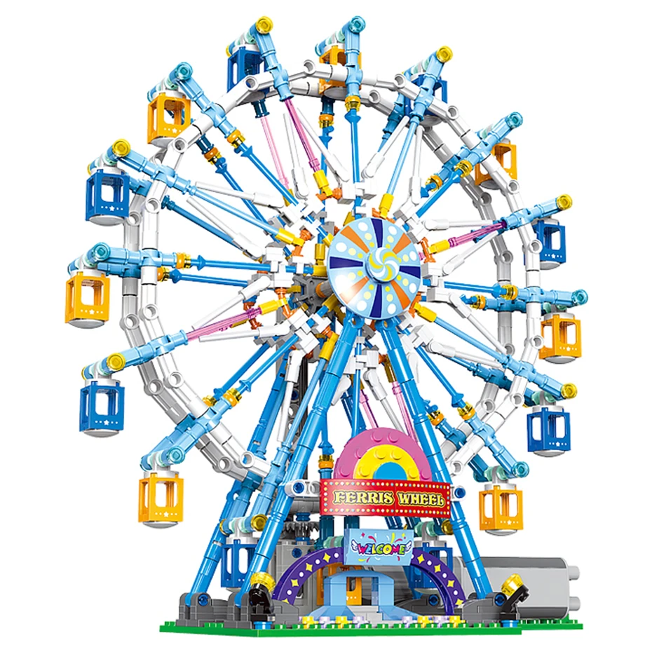 Xingbao City Fairground Building Sets 870pcs Electric Ferris Wheel With DIY Lights Component Building Blocks MOC Bricks Gifts
Xingbao City Fairground Building Sets 870pcs Electric Ferris Wheel With DIY Lights Component Building Blocks MOC Bricks Gifts