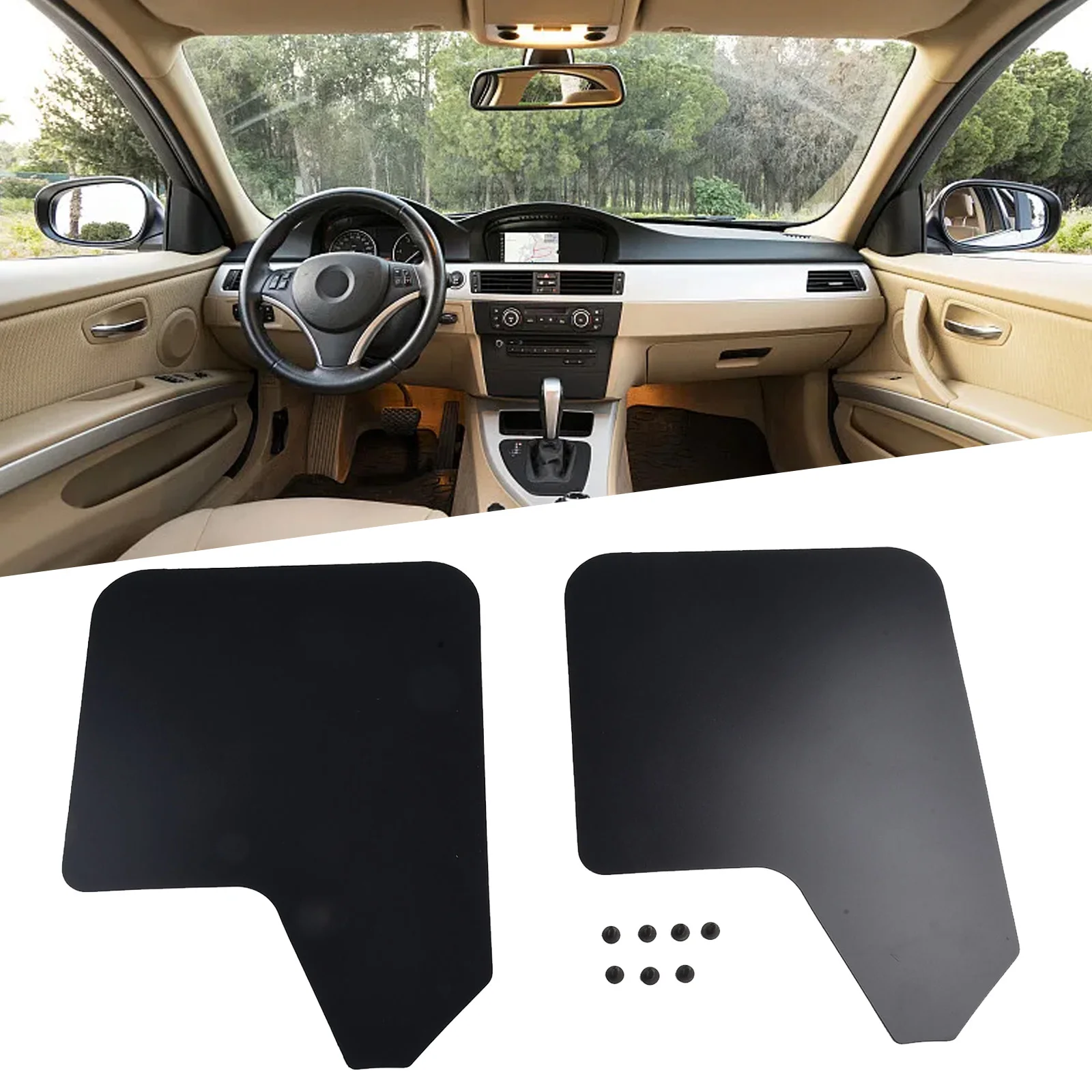 High Quality Auto Accessories Car Mudguard Mud Flaps Mudflaps 2pcs Black Convenient Durable Easy To Use Flares
High Quality Auto Accessories Car Mudguard Mud Flaps Mudflaps 2pcs Black Convenient Durable Easy To Use Flares