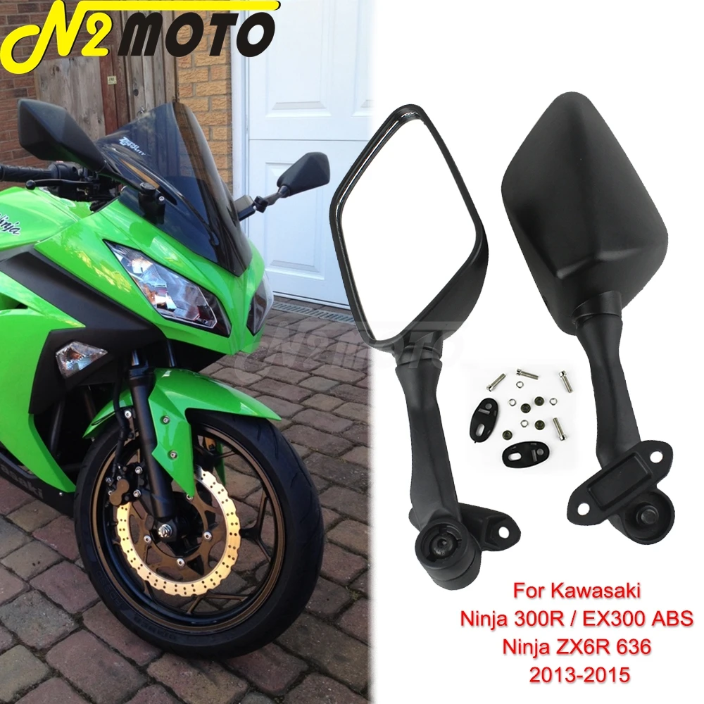 Складное регулируемое зеркало заднего вида для Kawasaki Ninja 300R EX300 ABS ZX6R 636 2013-2015 2014, мотоциклетные черные боковые зеркала
Складное регулируемое зеркало заднего вида для Kawasaki Ninja 300R EX300 ABS ZX6R 636 2013-2015 2014, мотоциклетные черные боковые зеркала