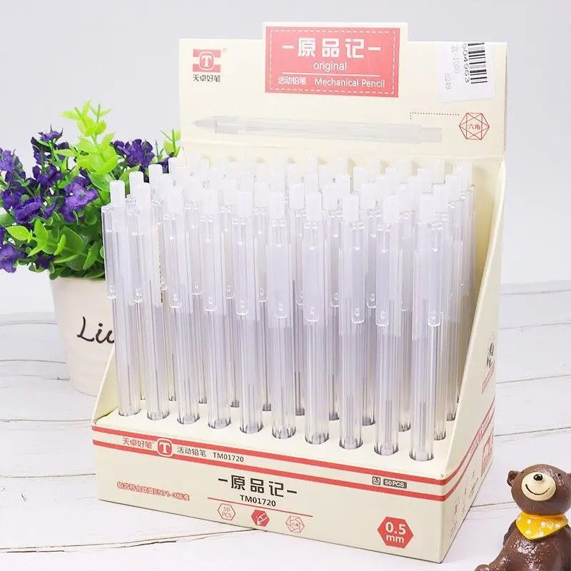 50pcs/Box Mechanical Pencils 0.5mm Automatic Pencil Kids Writing Drawing Stationery Student School Writing Office Supplies
50pcs/Box Mechanical Pencils 0.5mm Automatic Pencil Kids Writing Drawing Stationery Student School Writing Office Supplies