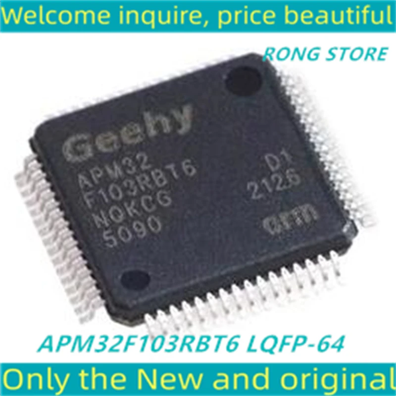 5 шт., APM32 F103RBT6, новый и оригинальный чип IC, APM32F103RBT6, APM32F103, Φ, 32-разрядный микроконтроллер-MCU
5 шт., APM32 F103RBT6, новый и оригинальный чип IC, APM32F103RBT6, APM32F103, Φ, 32-разрядный микроконтроллер-MCU